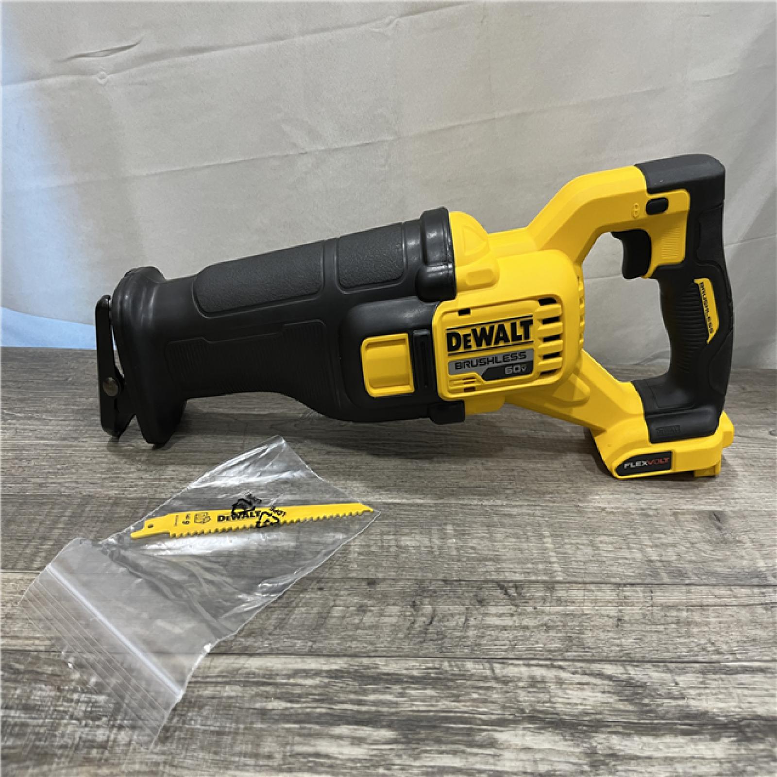 AS-IS DEWALT FLEXVOLT 60V MAX Cordless Brushless Reciprocating Saw (Tool Only)