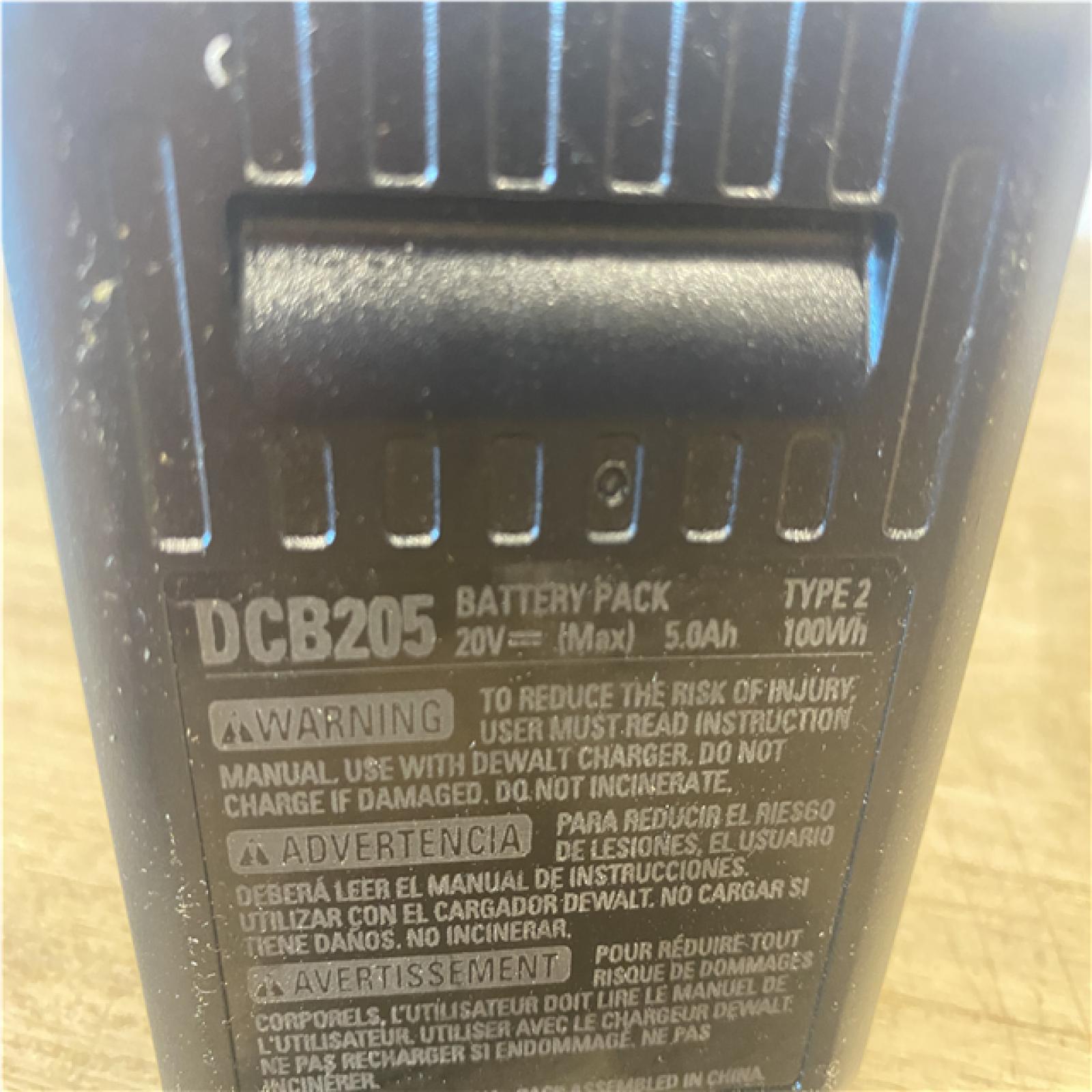 AS-IS DEWALT 20V MAX Lithium-Ion Starter Kit with 4.0 Ah and 5.0 Ah Batteries and Charger