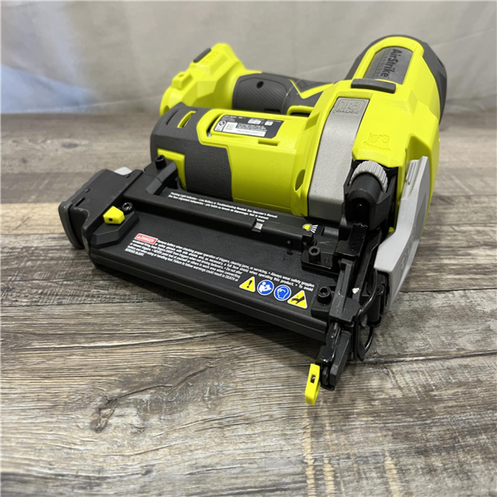 AS-IS RYOBI ONE+ 18V 18-Gauge Cordless AirStrike Brad Nailer (Tool Only)