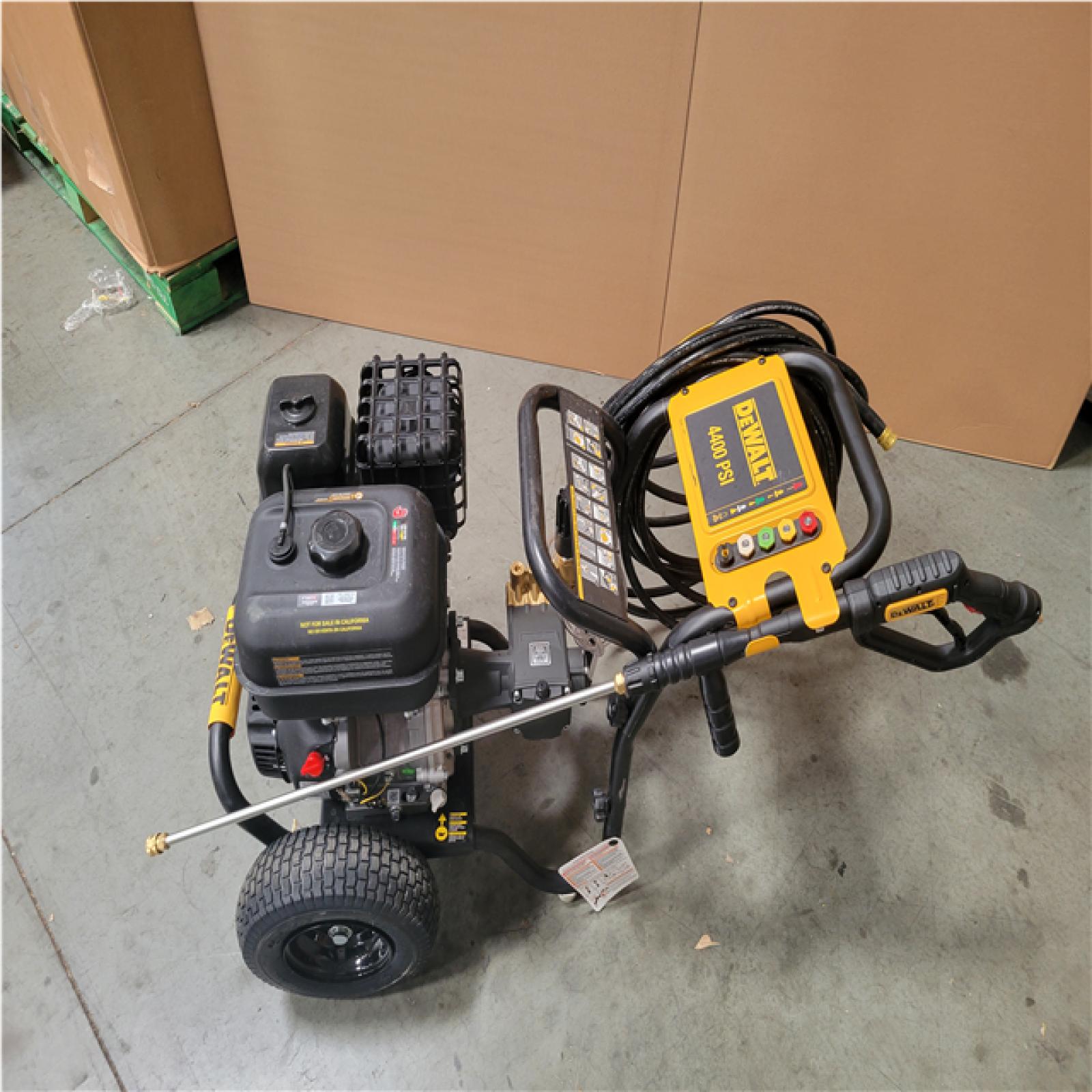 CALIFORNIA AS-IS DEWALT 4400 PSI 4.0 GPM Cold Water Gas Pressure Washer	