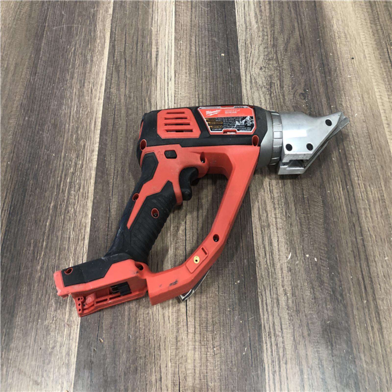 AS-IS Milwaukee 18-Volt Lithium-Ion Cordless 18-Gauge Double Cut Metal Shear (Tool-Only)