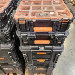 Phoenix RIDGID Pro Gear 25 in. Rolling Tool Box  22 in. XL 2-Drawer Box  Power Tool Box  and Multi-Section Organizer Combo (4-Total)