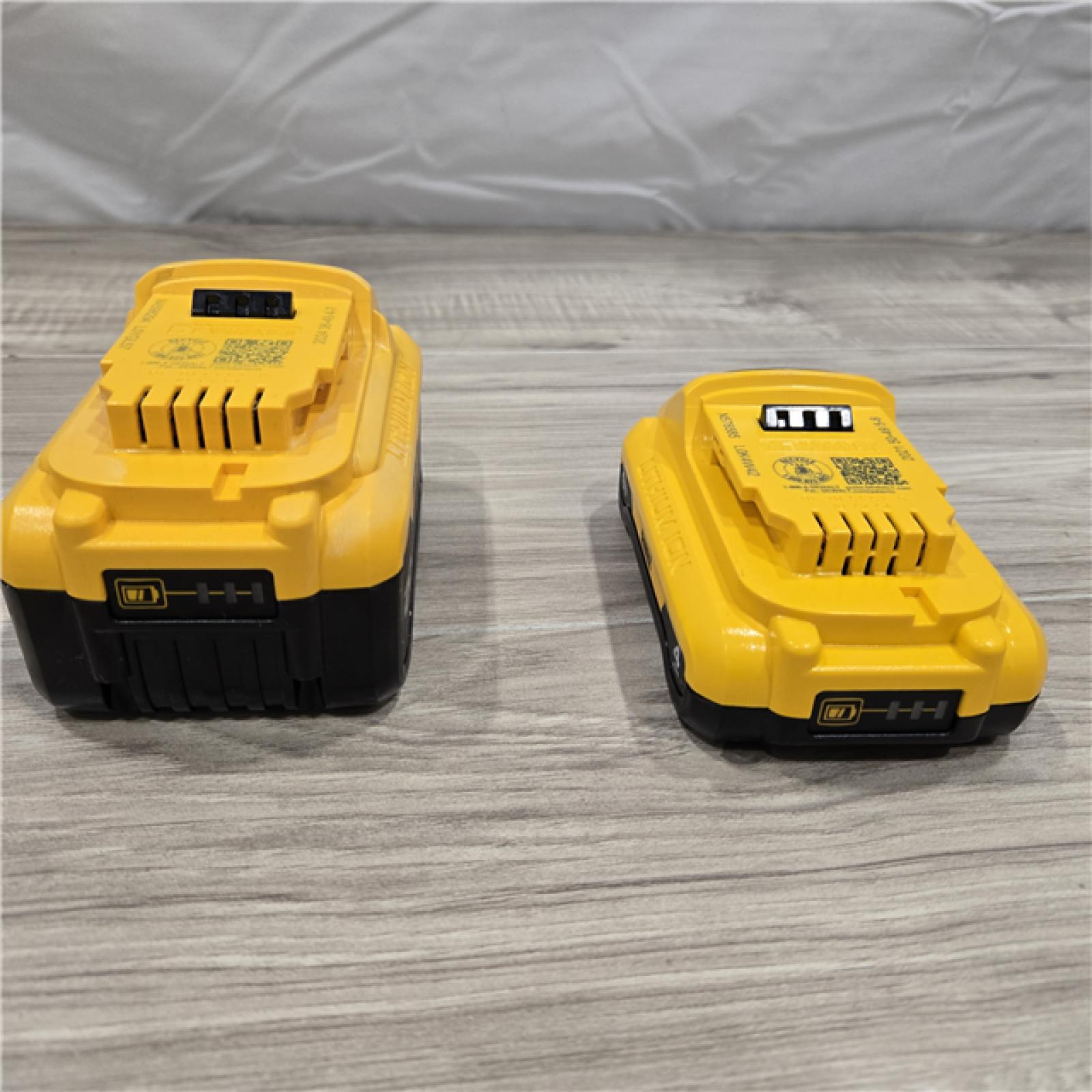 AS-IS DEWALT 20V MAX Lithium-Ion 6.0Ah and 4.0Ah Battery and Charger Starter Kit