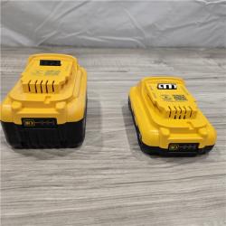 AS-IS DEWALT 20V MAX Lithium-Ion 6.0Ah and 4.0Ah Battery and Charger Starter Kit