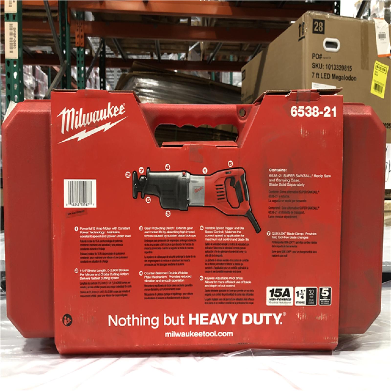 As-is Milwaukee Super Sawzall