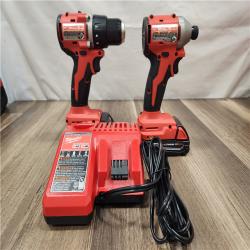 AS-IS- Milwaukee M18 Compact Brushless 2-Tool Combo Kit