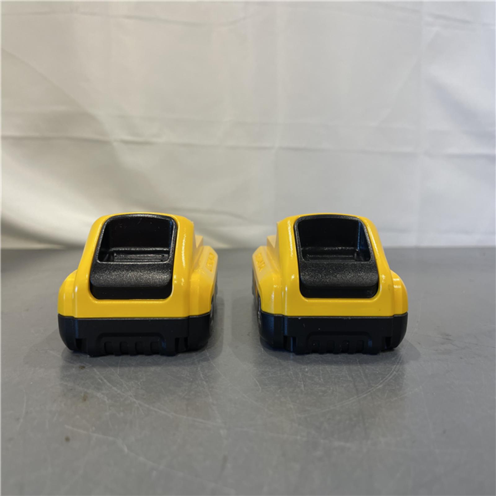 AS-IS - DeWalt 20V MAX Compact Lithium-Ion 3.0Ah Battery Pack (2 Pack)