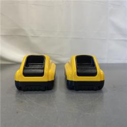 AS-IS - DeWalt 20V MAX Compact Lithium-Ion 3.0Ah Battery Pack (2 Pack)