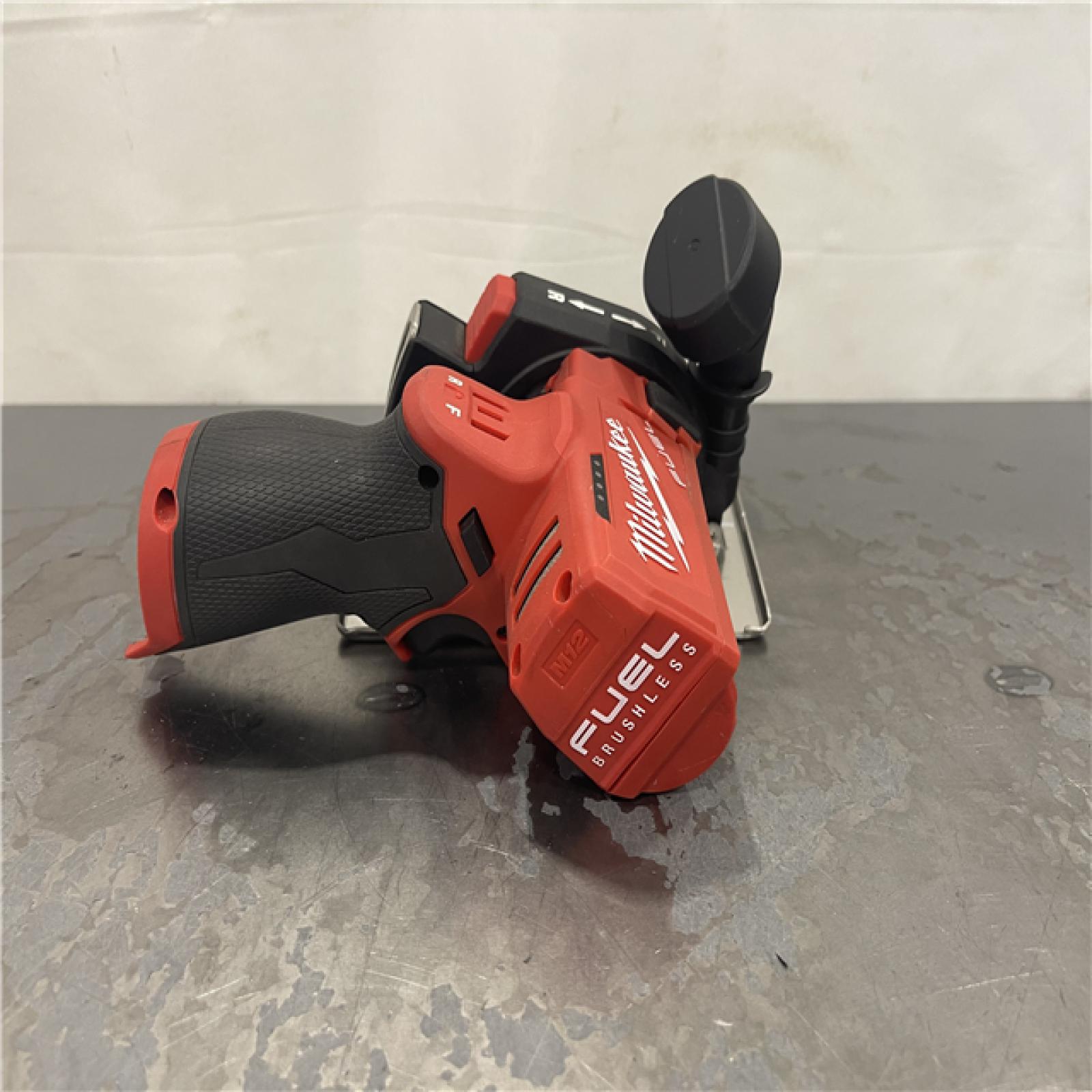 AS-IS- Milwaukee M12 FUEL 12V Lithium-Ion Brushless Cordless 3 in. Cut Off Saw (Tool-Only)