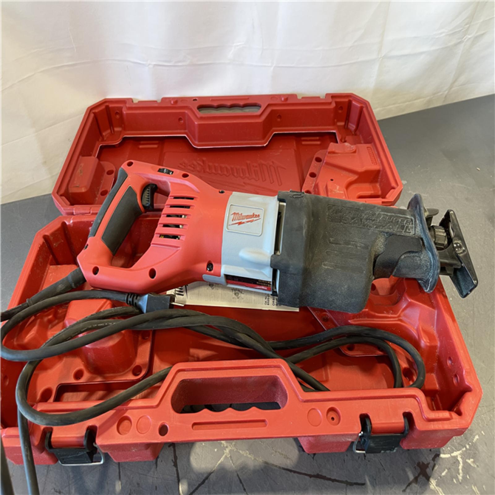 AS-IS - Milwaukee 15 Amp 1-1/4 in. Stroke Orbital SUPER SAWZALL Reciprocating Saw with Hard Case