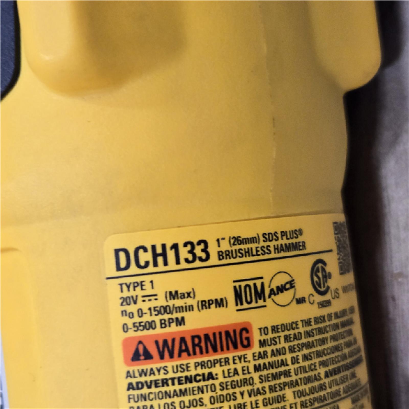 AS-IS DeWalt 20v MAX Cordless Rotary Hammer Drill (Tool-Only) DCH133