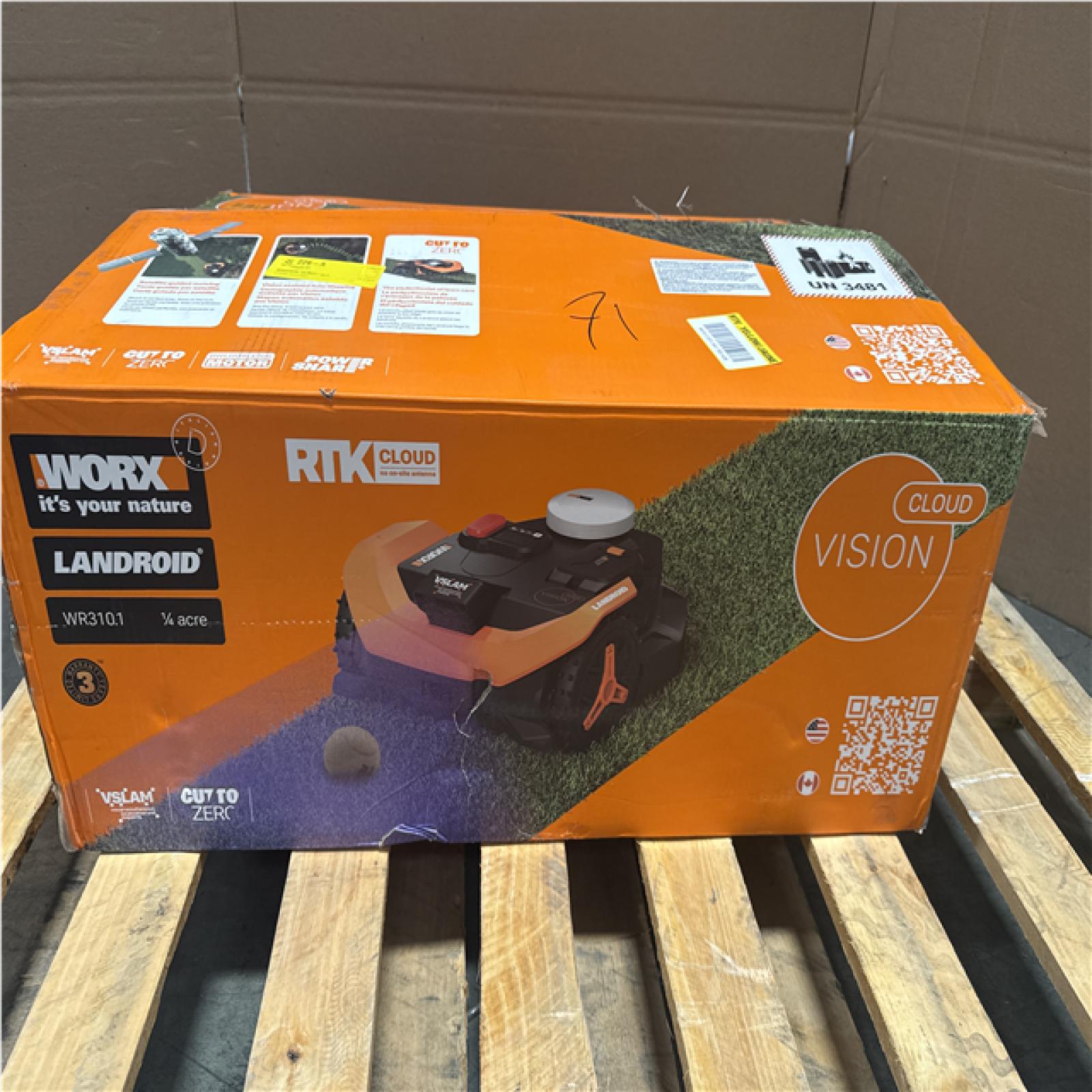 CALIFORNIA LIKE NEW WORX LANDROID MOWER