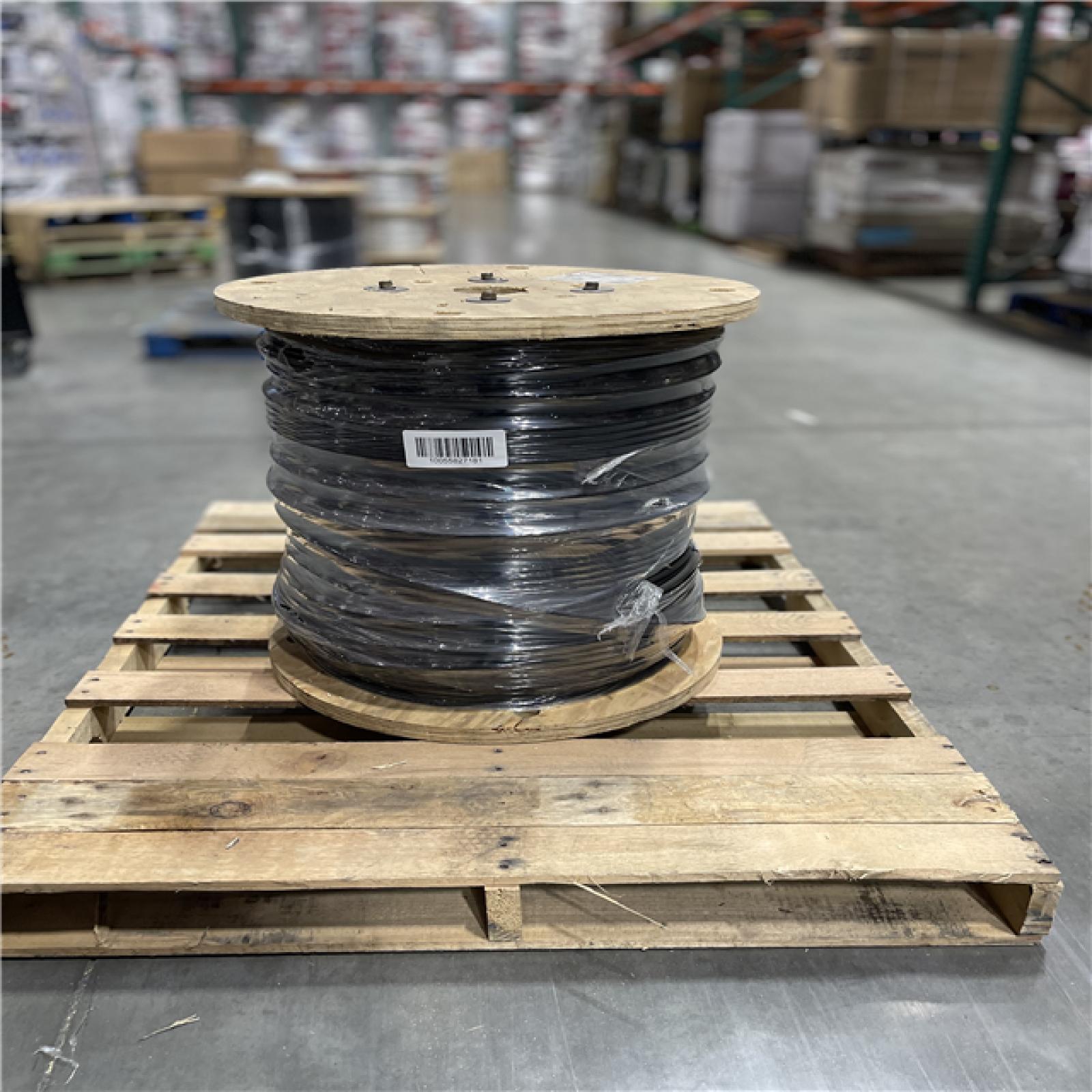 DALLAS LOCATION - AS-IS Southwire 2,500 ft. 1 Black Stranded CU SIMpull THHN Wire (SEE NOTES)