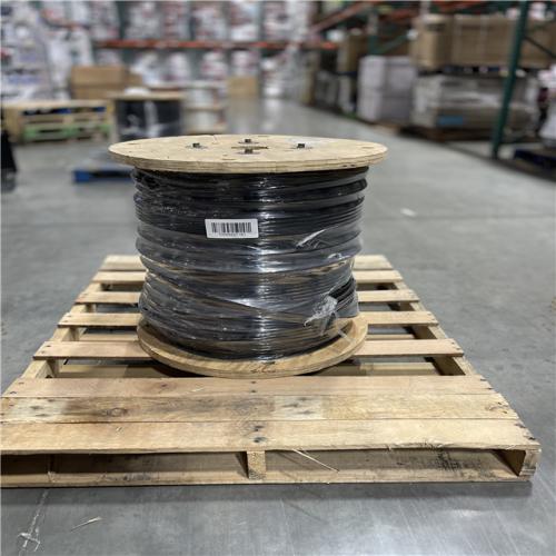 DALLAS LOCATION - AS-IS Southwire 2,500 ft. 1 Black Stranded CU SIMpull THHN Wire (SEE NOTES)