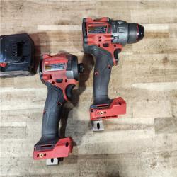 HOUSTON LOCATION - AS - IS Milwaukee FUEL 18V Lithium-Ion Brushless Cordless Hammer Drill and Impact Driver Combo Kit