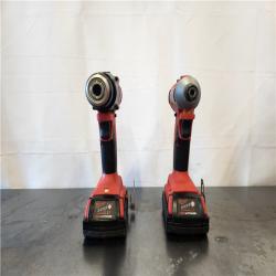 AS-IS- Milwaukee 18V Lithium-Ion Brushless Cordless Compact Drill/Impact Combo Kit