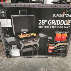 Phoenix NEW Blackstone 2-Burner Propane Outdoor Griddle with Hood in Black