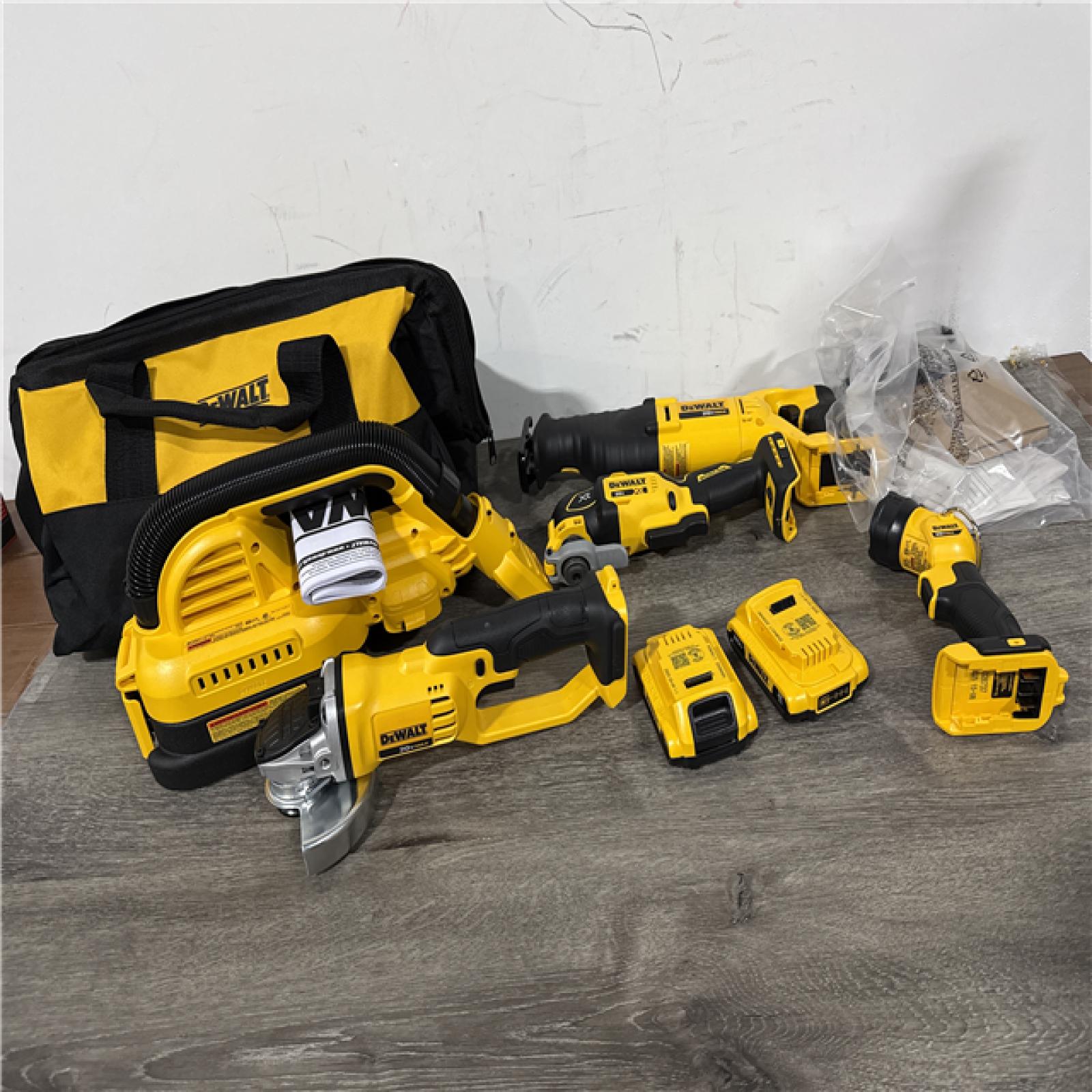 CALIFORNIA NEW DeWalt 10-Tool Combo Kit  Includes (2) Tools  Charger & (2) Bags