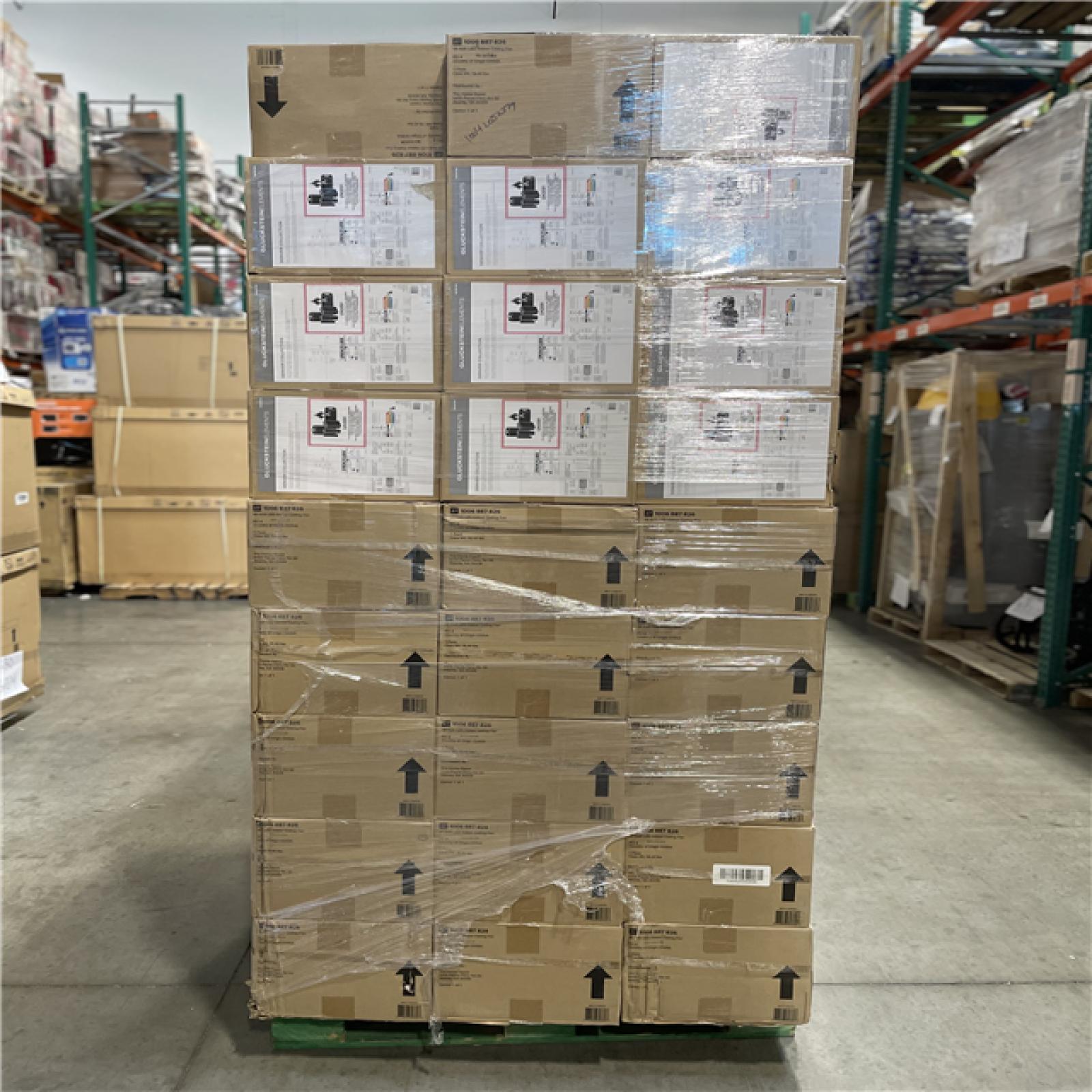 DALLAS LOCATION - Denver 48 in. Integrated LED Indoor White Ceiling Fan with Remote PALLET-(48 UNITS)