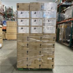 DALLAS LOCATION - Denver 48 in. Integrated LED Indoor White Ceiling Fan with Remote PALLET-(48 UNITS)