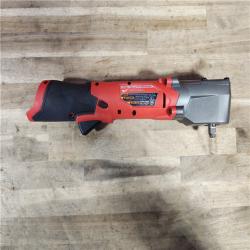 HOUSTON LOCATION - AS-IS Milwaukee M12 FUEL 12-Volt Lithium-Ion Brushless Cordless 3/8 in. Right Angle Impact Wrench Kit with Two 2.0 Ah Batteries