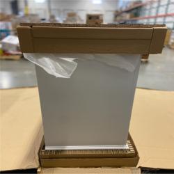 DALLAS LOCATION - Glacier Bay Tobana 42 in. Single Sink Beige Bath Vanity with White Engineered Marble Top (Assembled)