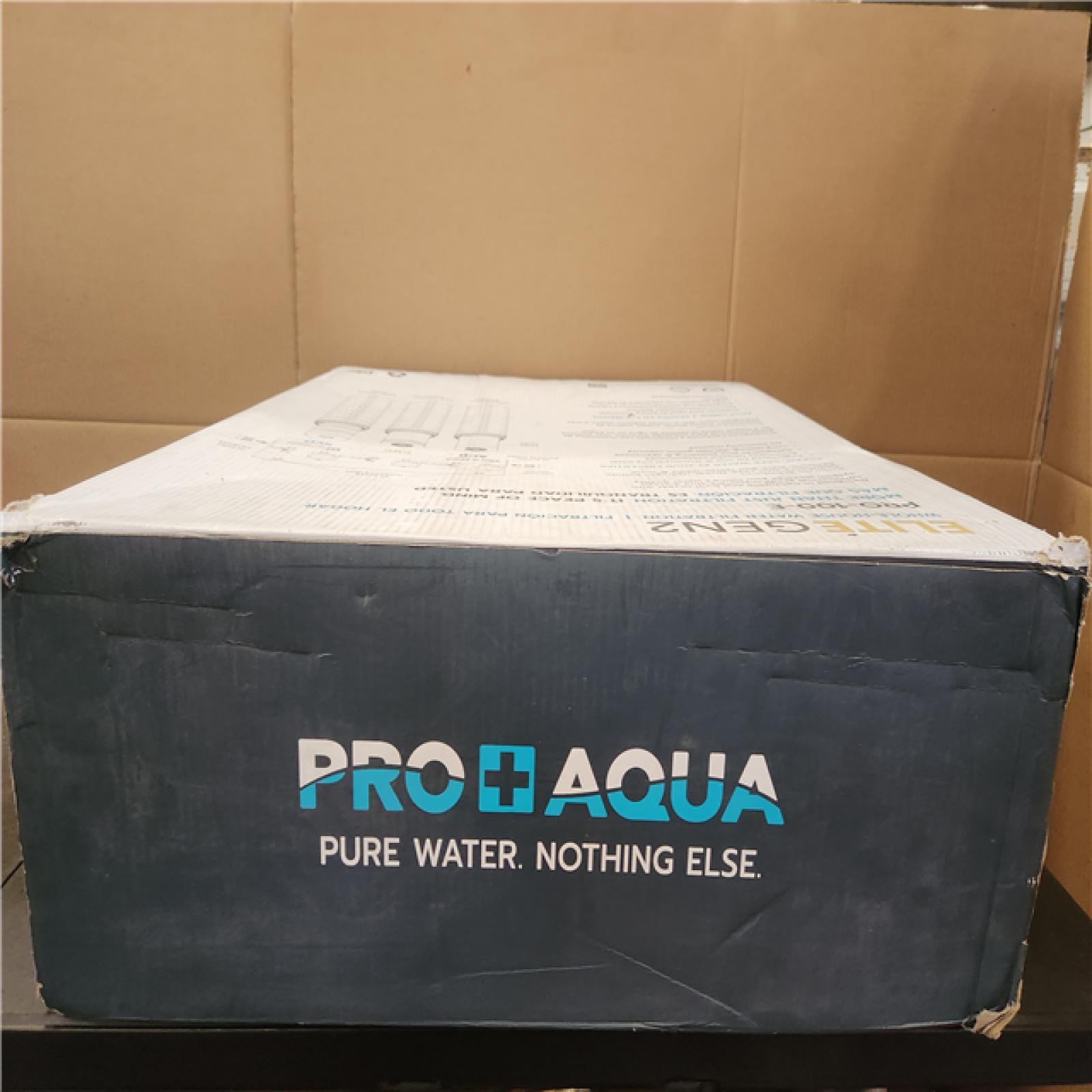 Phoenix NEW PRO+AQUA Pro Aqua ELITE Whole House Water Filter 3 Stage Well Water Filtration System with Gauges  PR Button  1 Ports  Filter Set