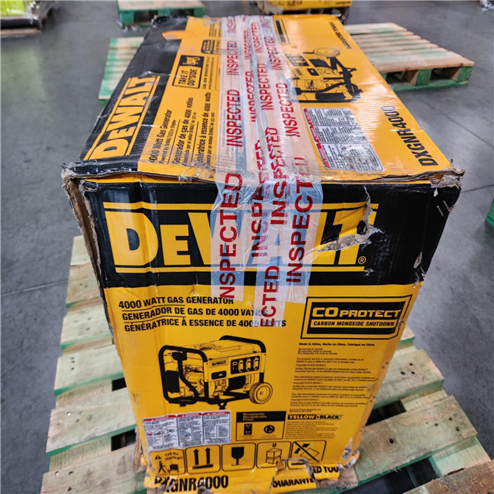 CALIFORNIA AS-IS DEWALT GENERATOR