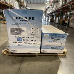 DALLAS LOCATION - NEW! BONAIRE DURANGO 18000 BTU 1.5 TON MINI SPLIT
