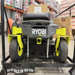 DALLAS LOCATION - RYOBI ZR3 80V HP Brushless Battery Cordless Electric 42 in. Zero Turn Riding Lawn Mower with (2) 14.0 Ah Batteries and Charger