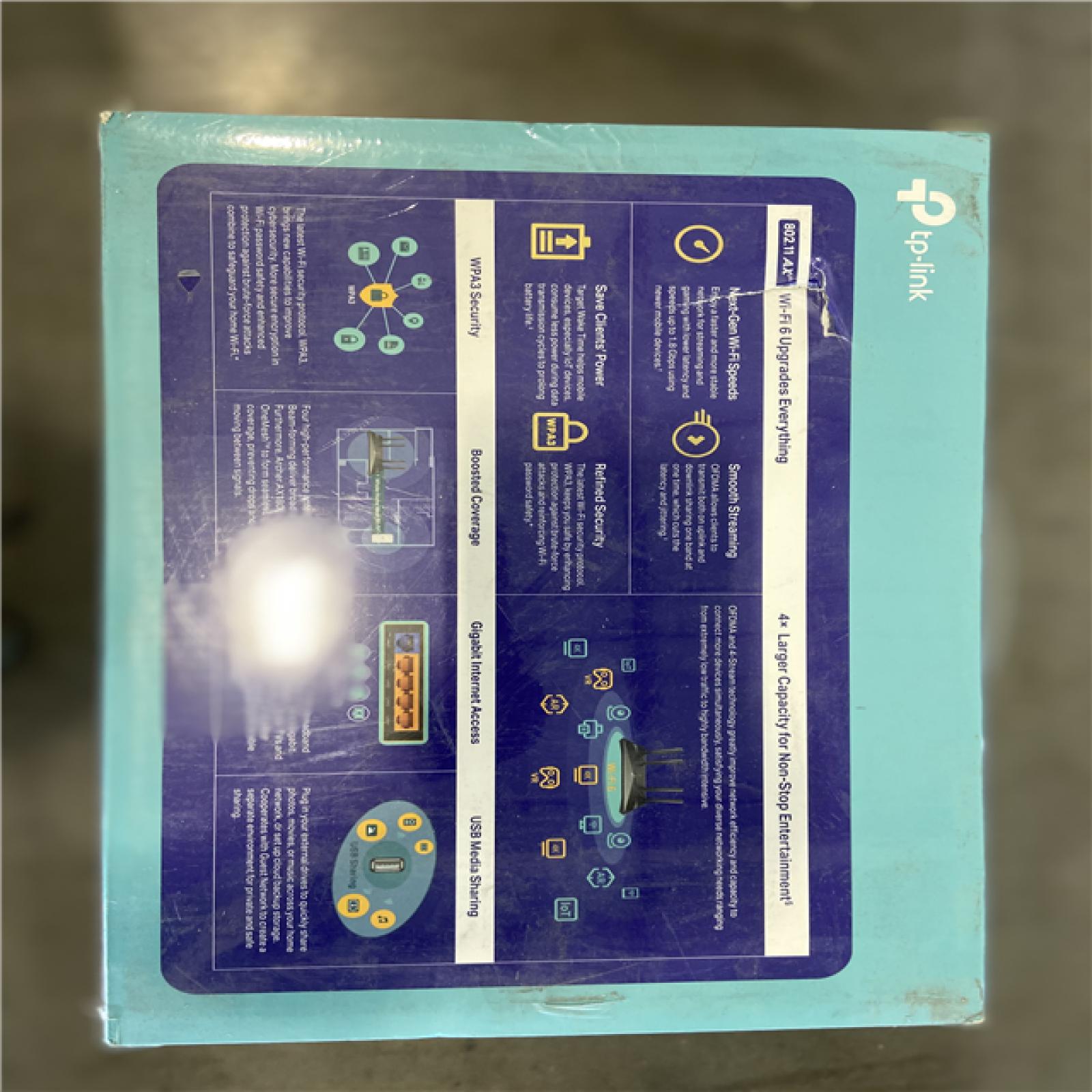 NEW! - TP-Link AX1800 WiFi 6 Router V4 (Archer AX21) – Dual Band Wireless Internet  Gigabit  Easy Mesh  Works with Alexa