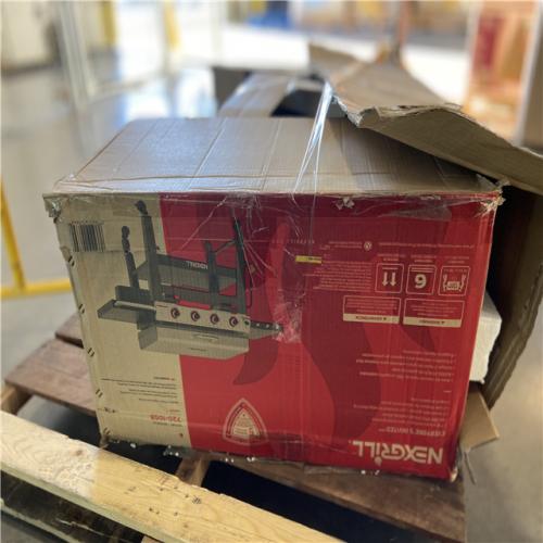 DALLAS LOCATION - Nexgrill Daytona 4-Burner Propane Gas Grill 36 in. Flat Top Griddle in Black with Stainless Steel Lid