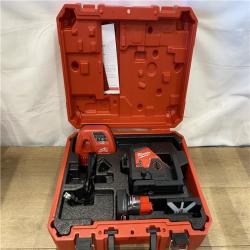 AS-IS Milwaukee 12-Volt Lithium-Ion Cordless Green 250 ft. 3-Plane Laser Level Kit