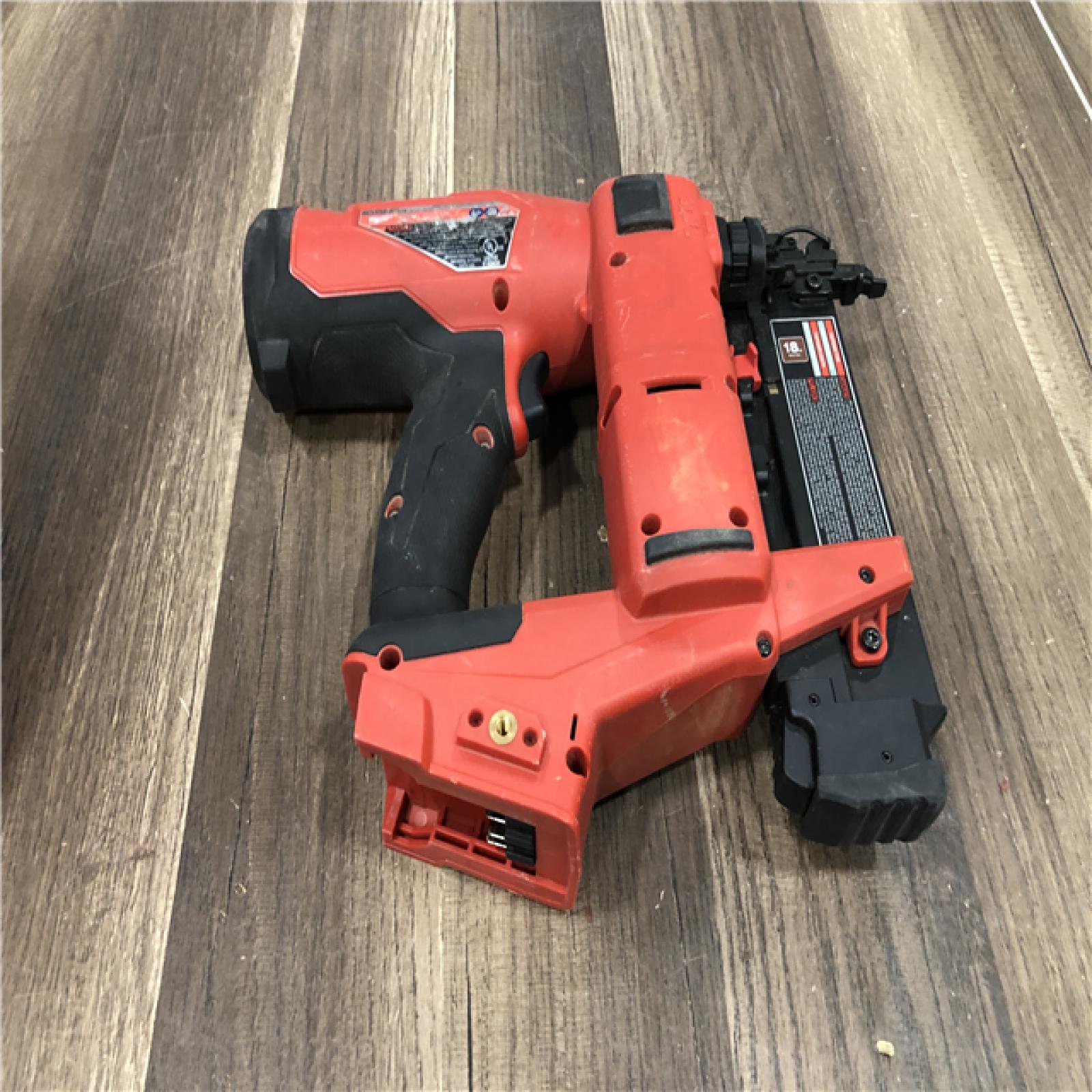 AS-IS Milwaukee FUEL 18-Volt Lithium-Ion Brushless Cordless Gen II 18-Gauge Brad Nailer (Tool-Only)