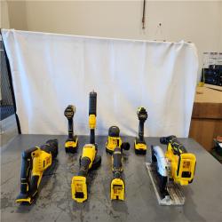 AS-IS- 20V Lithium-Ion Cordless 8-Tool Combo Kit with (2) 5.0 Ah Batteries and Charger