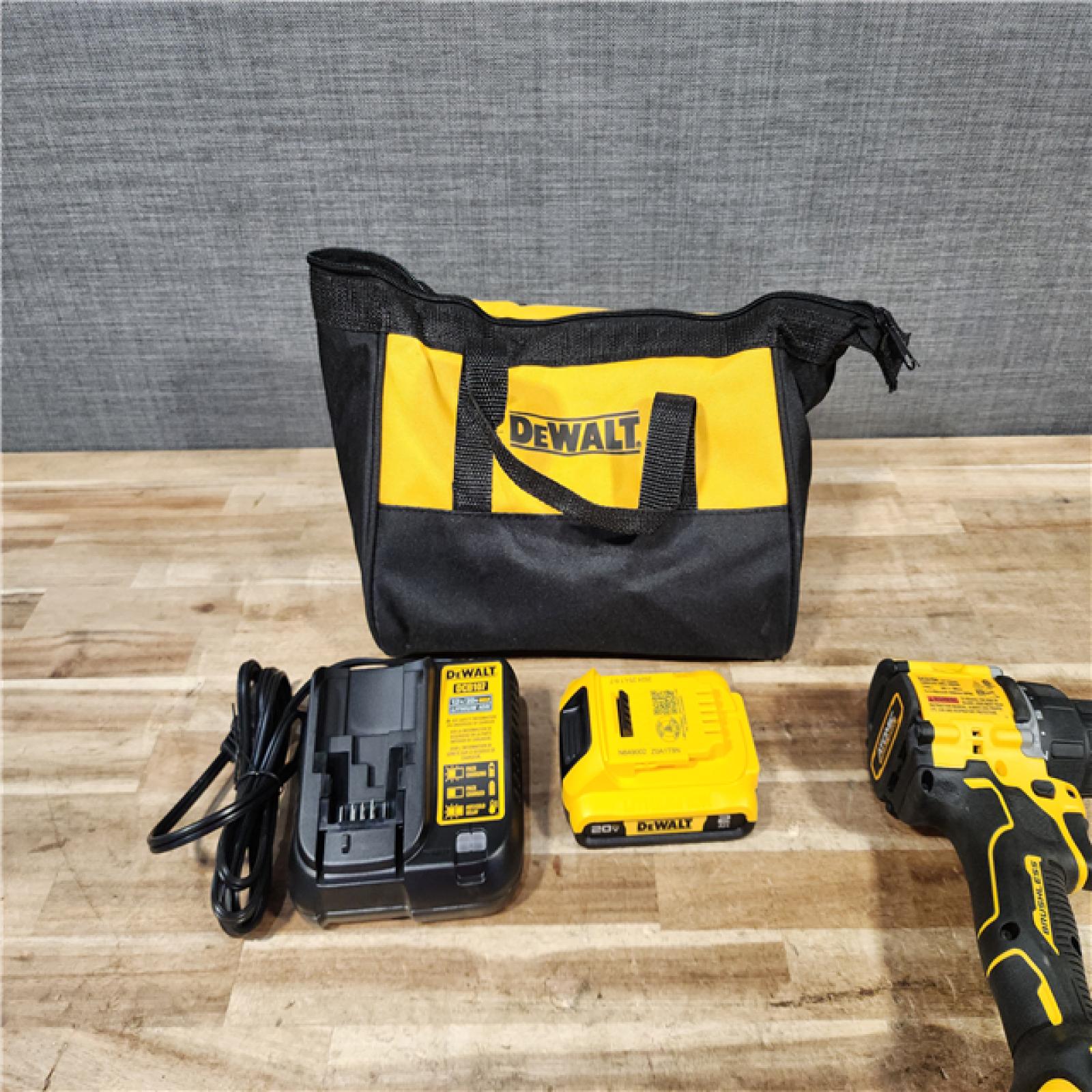 HOUSTON LOCATION - AS - IS DEWALT Atomic 20V Lithium-Ion Cordless Compact 1/2 in. Drill/Driver Kit