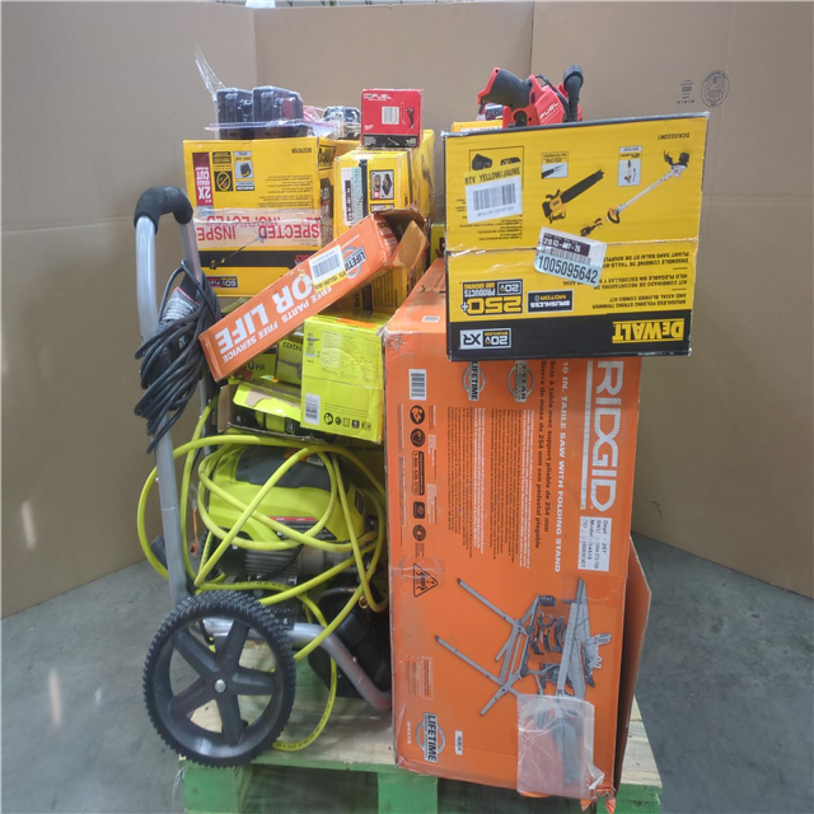 CALIFORNIA AS-IS TOOL PALLET