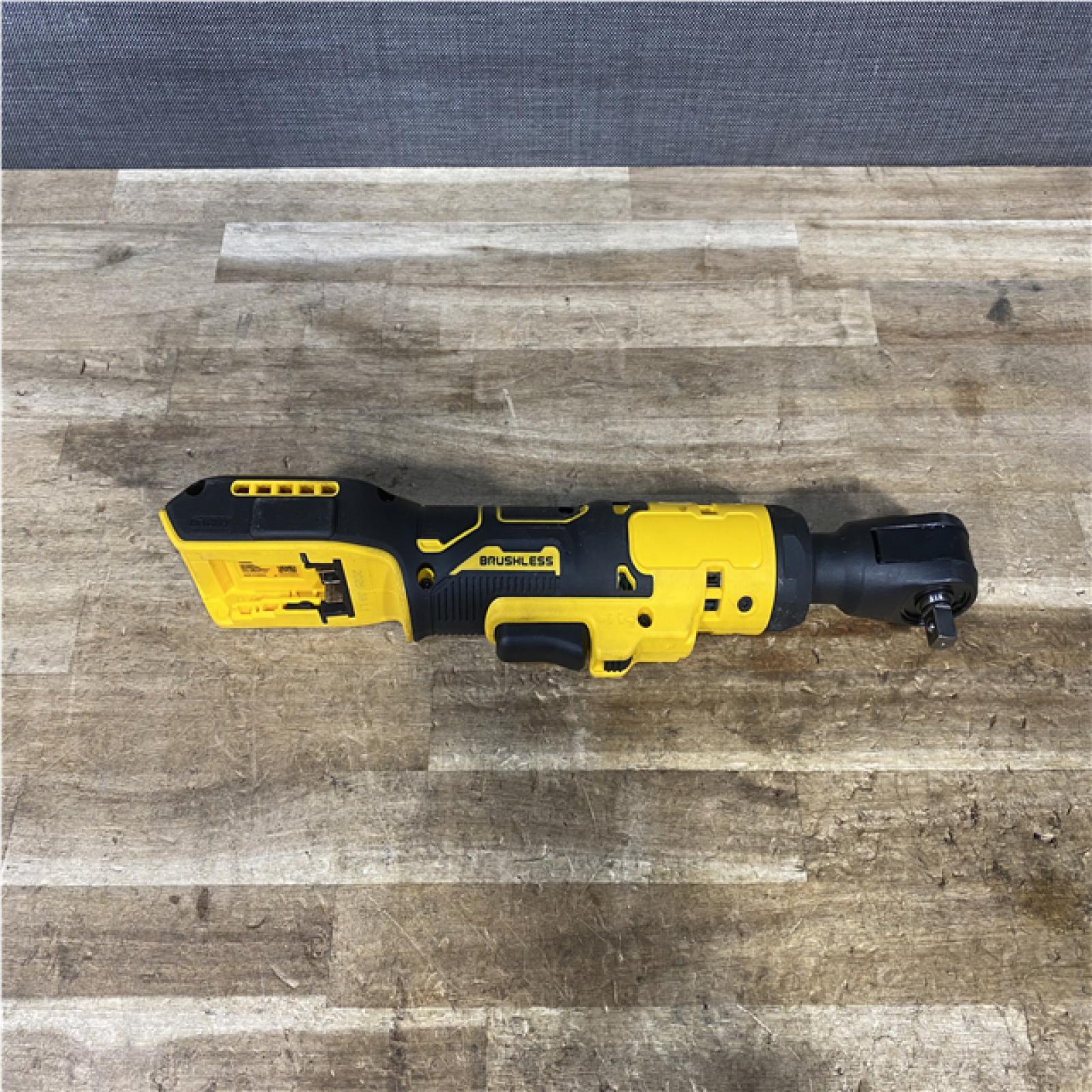 Houston Location AS-IS DEWALT ATOMIC 20V MAX Cordless 3/8 in. Ratchet (Tool Only)