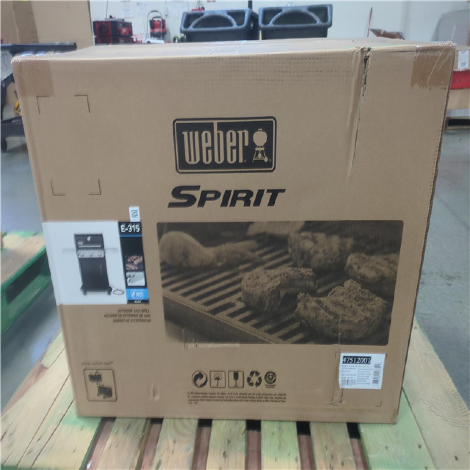 CALIFORNIA NEW WEBER SPIRIT GRILL E-315