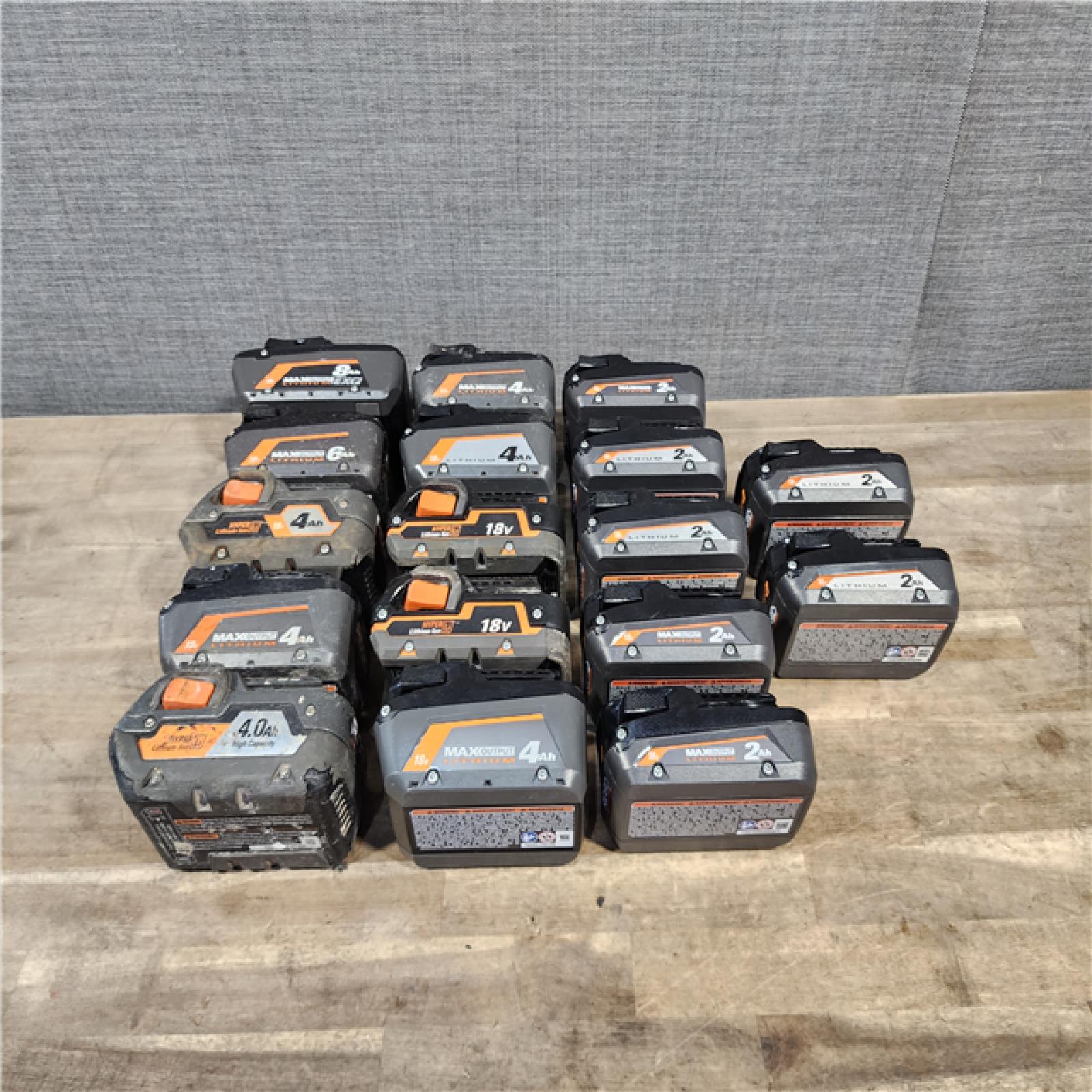 HOUSTON LOCATION - AS-IS RIGID BATTERY PACK QTY - 17
