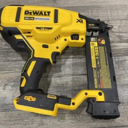 AS-IS DEWALT 20V MAX XR Lithium-Ion Electric Cordless 18-Gauge Brad Nailer (Tool Only)