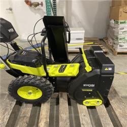 Dallas Location - As-Is RYOBI 40V HP Brushless Whisper Series 24 Snow Blower - (4) 6 Ah Batteries & Charger