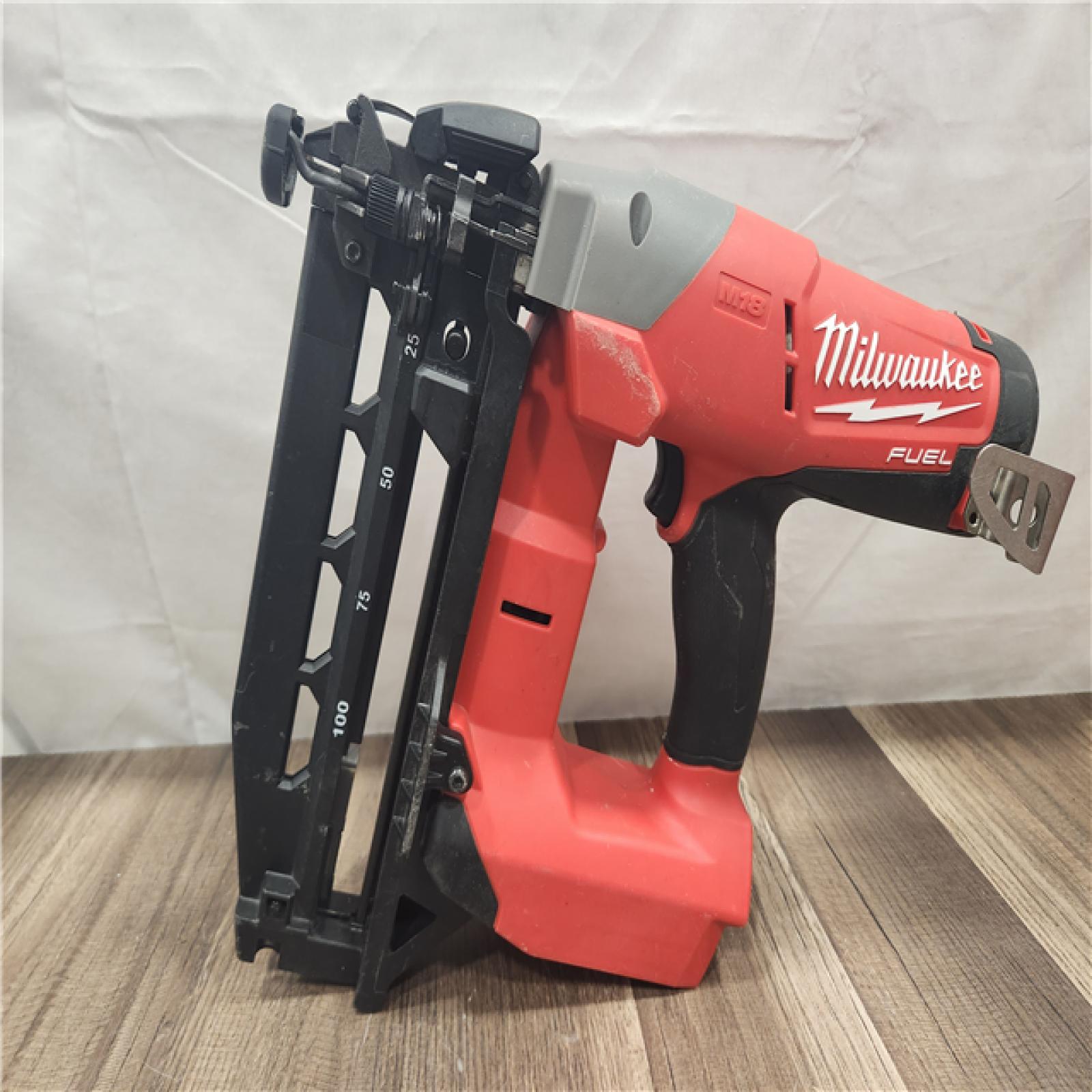 AS-IS- Milwaukee M18 FUEL 18 Gauge Brad Nailer (TOOL ONLY)
