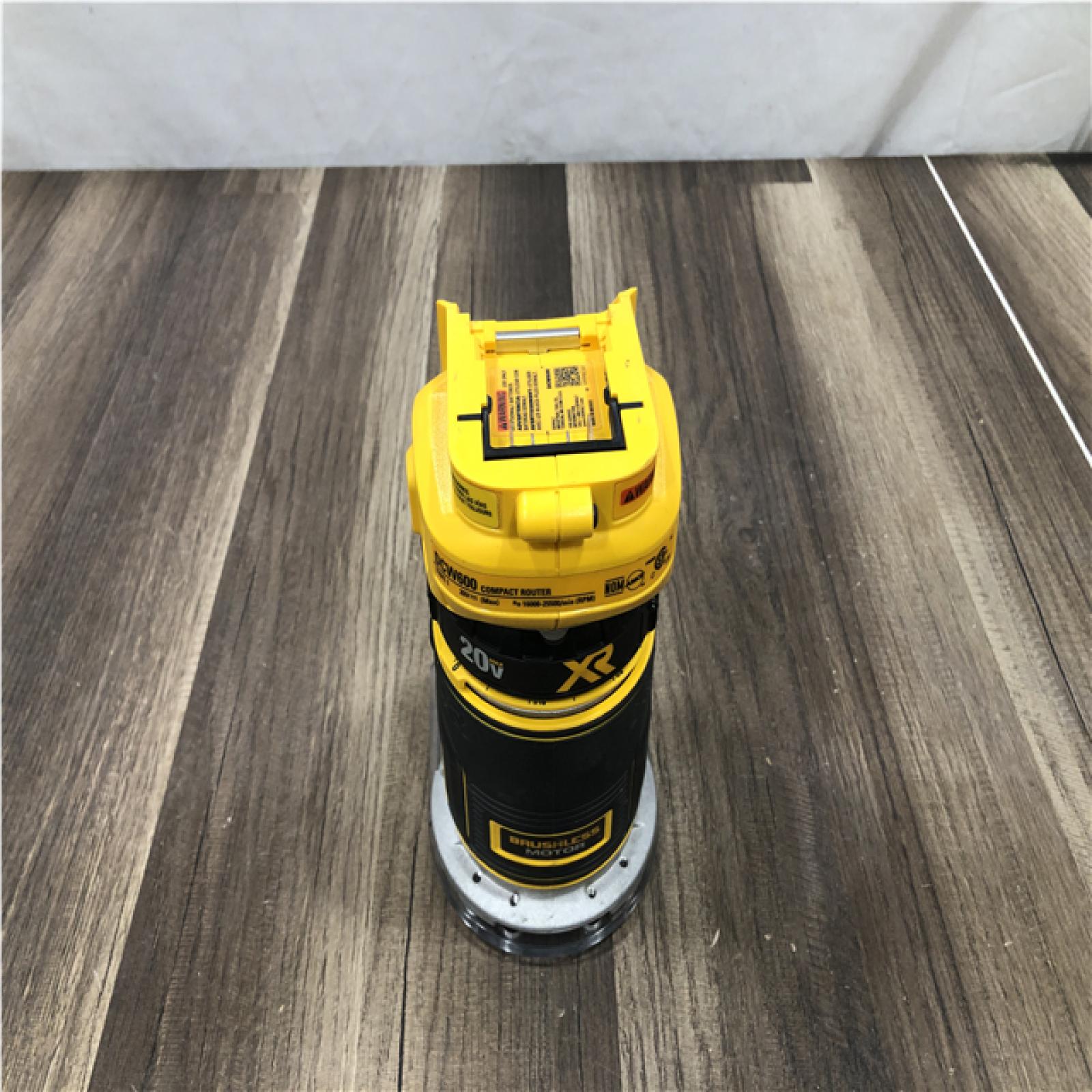 AS-IS DEWALT 20V MAX XR Cordless Brushless Fixed Base Compact Router (Tool Only)
