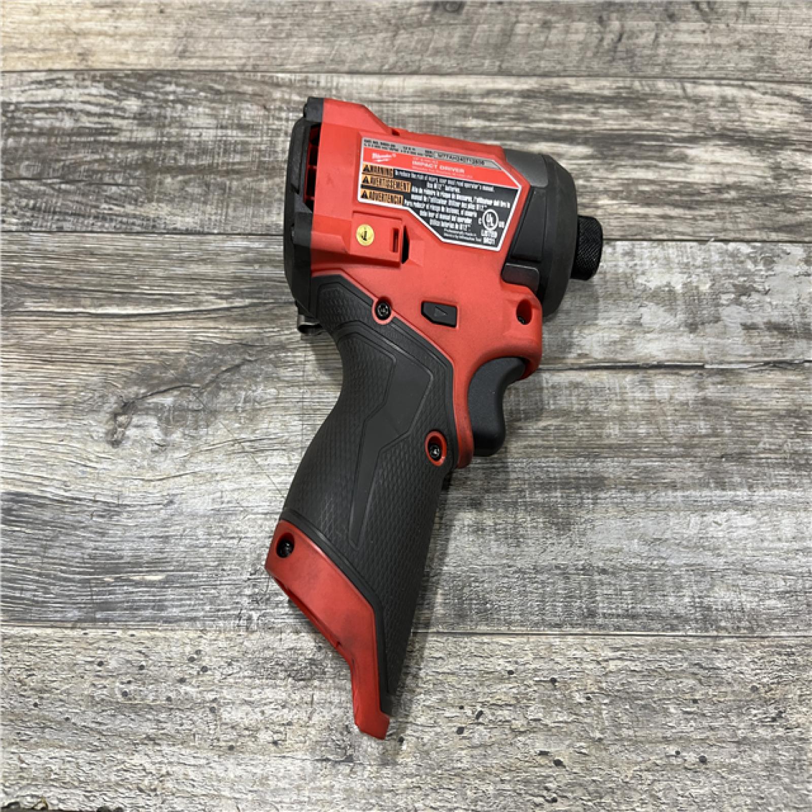 AS-IS Milwaukee FUEL 12V Lithium-Ion Brushless Cordless 1/4 in. Hex Impact Driver (Tool-Only)