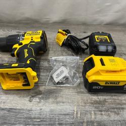 AS-IS DEWALT ATOMIC 20V Lithium-Ion Cordless 1/2 in. Hammer Drill Kit