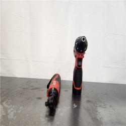 AS-IS- Milwaukee M12 Brushed Cordless 3/8 in. Ratchet and Screwdriver (2-Tool) Combo Kit