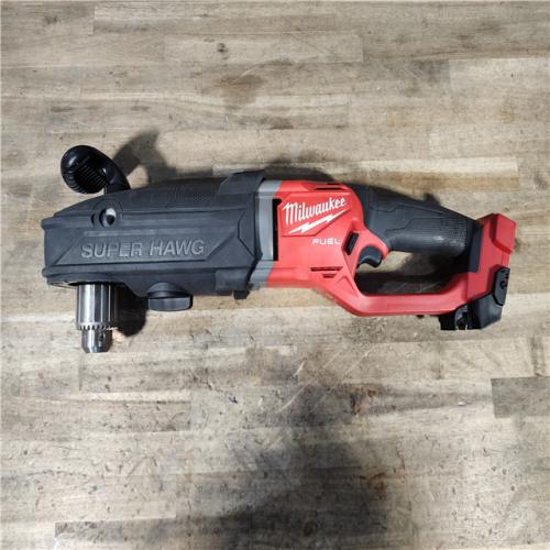 HOUSTON LOCATION - AS-IS Milwaukee M18 18V Fuel 1/2 Right Angle Drill Super Hawg Cordless Lithium-Ion 2809-20 (TOOL ONLY)