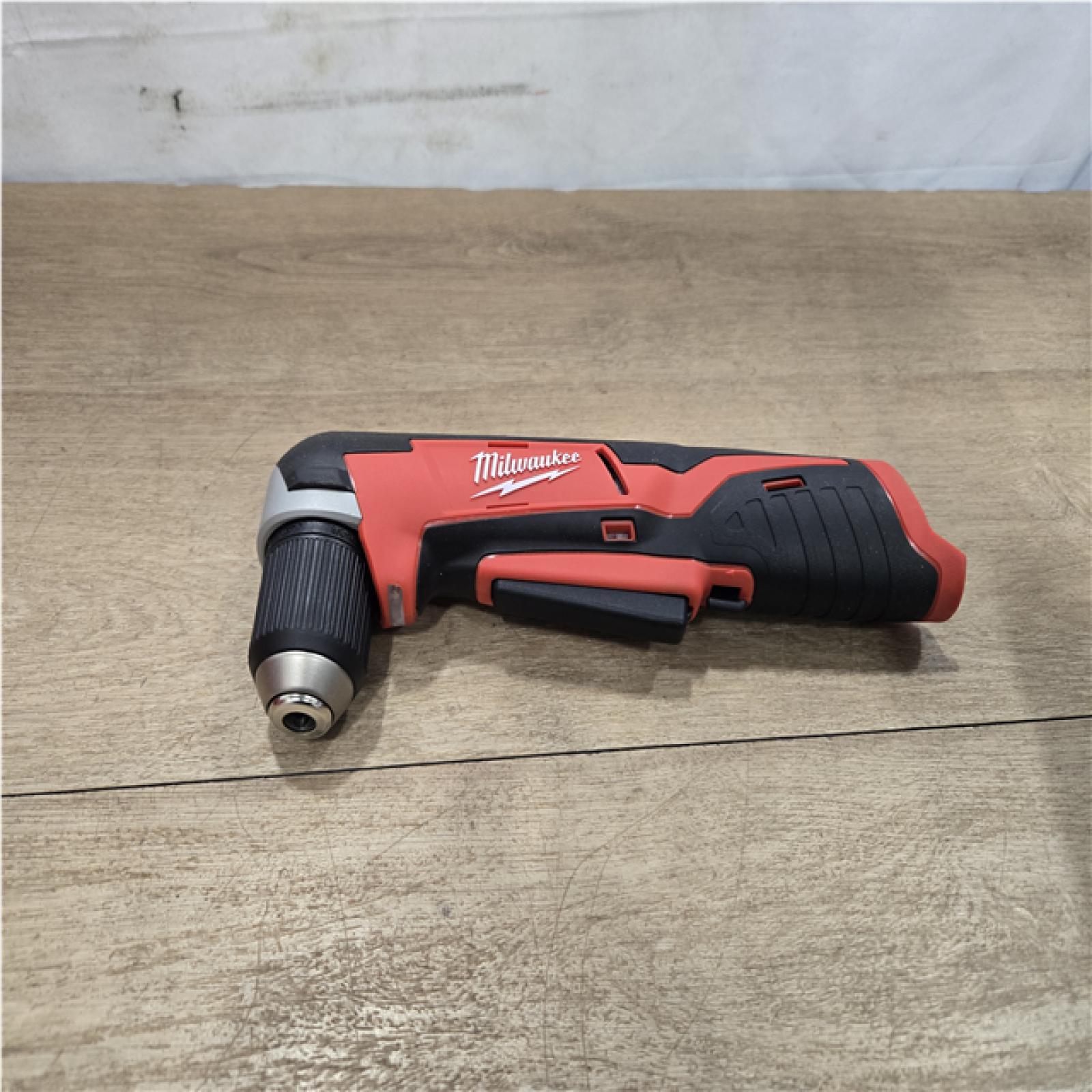 AS-IS Milwaukee M12 12-Volt Lithium-Ion Cordless 3/8 in. Right Angle Drill (Tool-Only)