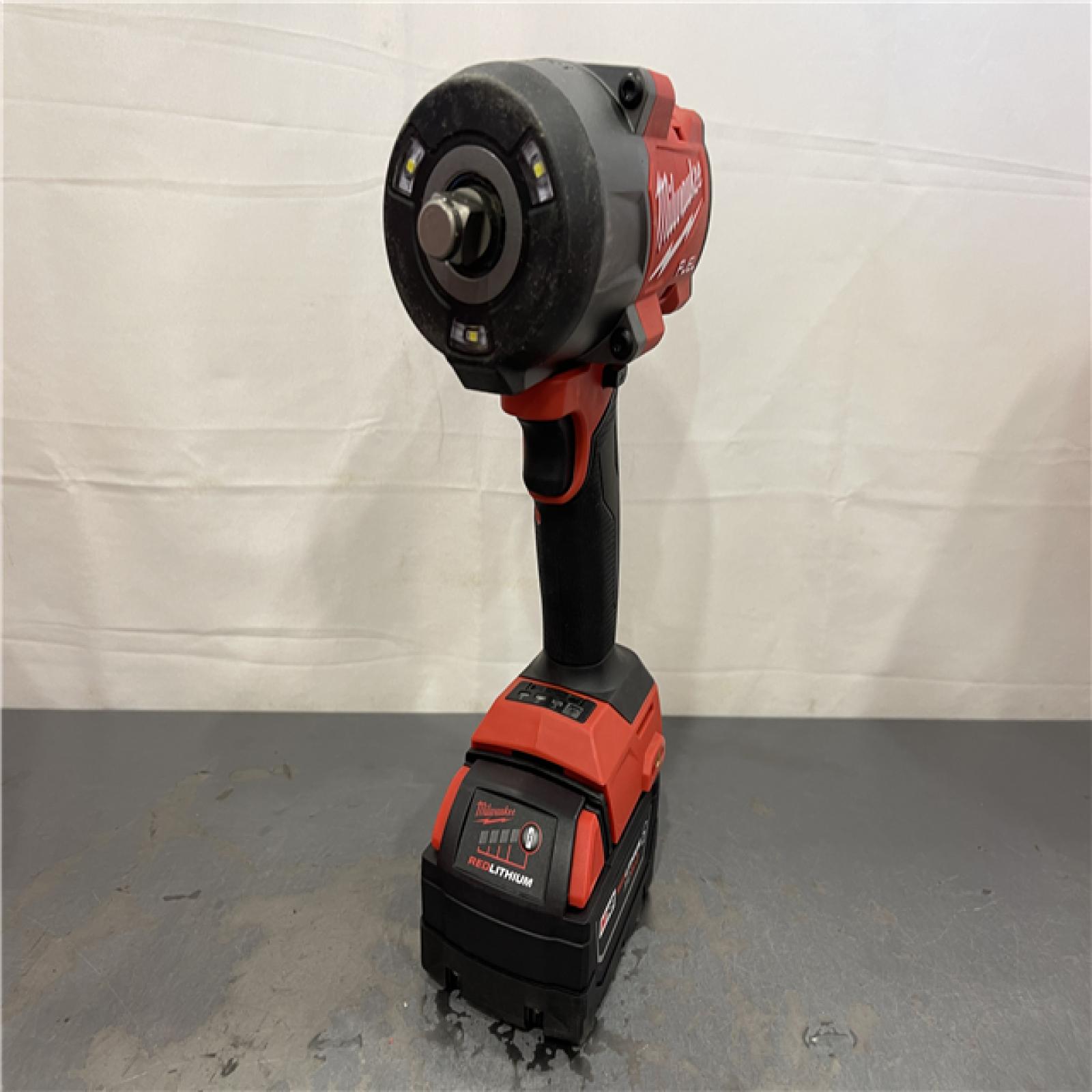 AS-IS - Milwaukee M18 FUEL 18V Lithium-Ion Brushless Cordless 1/2 in. Impact Wrench w/Friction Ring Kit
